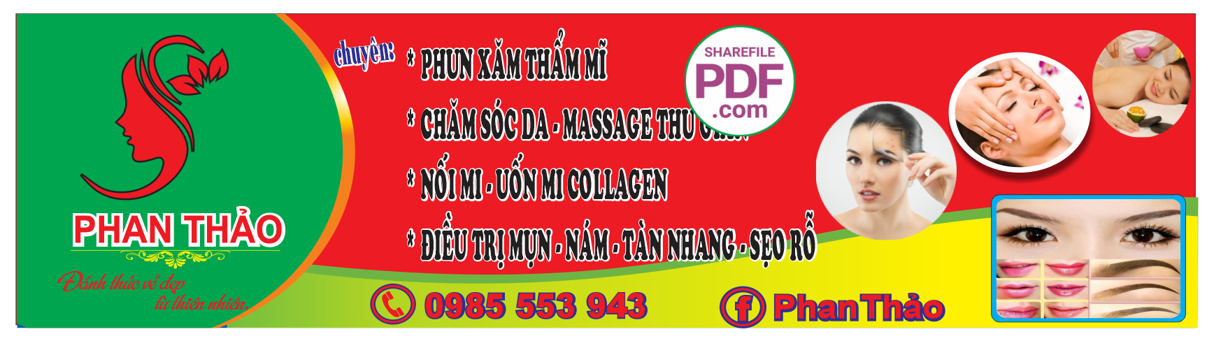 Biển Phan Thảo spa – Đánh thức vẻ đẹp từ thiên nhiên file PDF & CDR