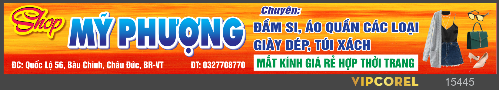 Biển Đầm Si – Áo quần các loại  shop Mỹ Phượng