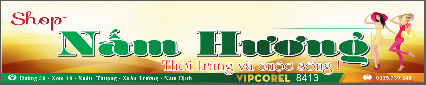 Biển shop Nấm Hương – thời trang và cuộc sống