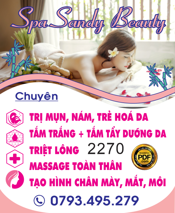 Market spa sandy beauty – chuyên mun, nám, trẻ hóa da file cdr