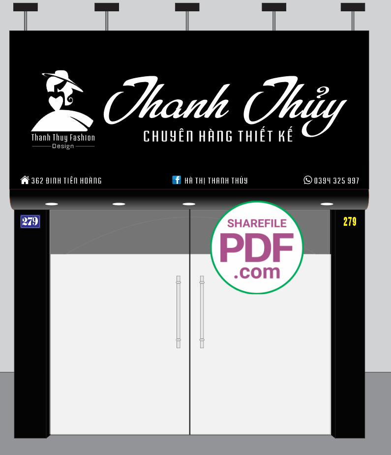 Biển Thanh Thủy Chuyên hàng thiết kế file PDF & CDR