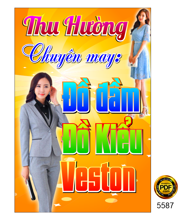 Biển vẫy Thu Hường chuyên may đồ đầm đồ kiểu veston