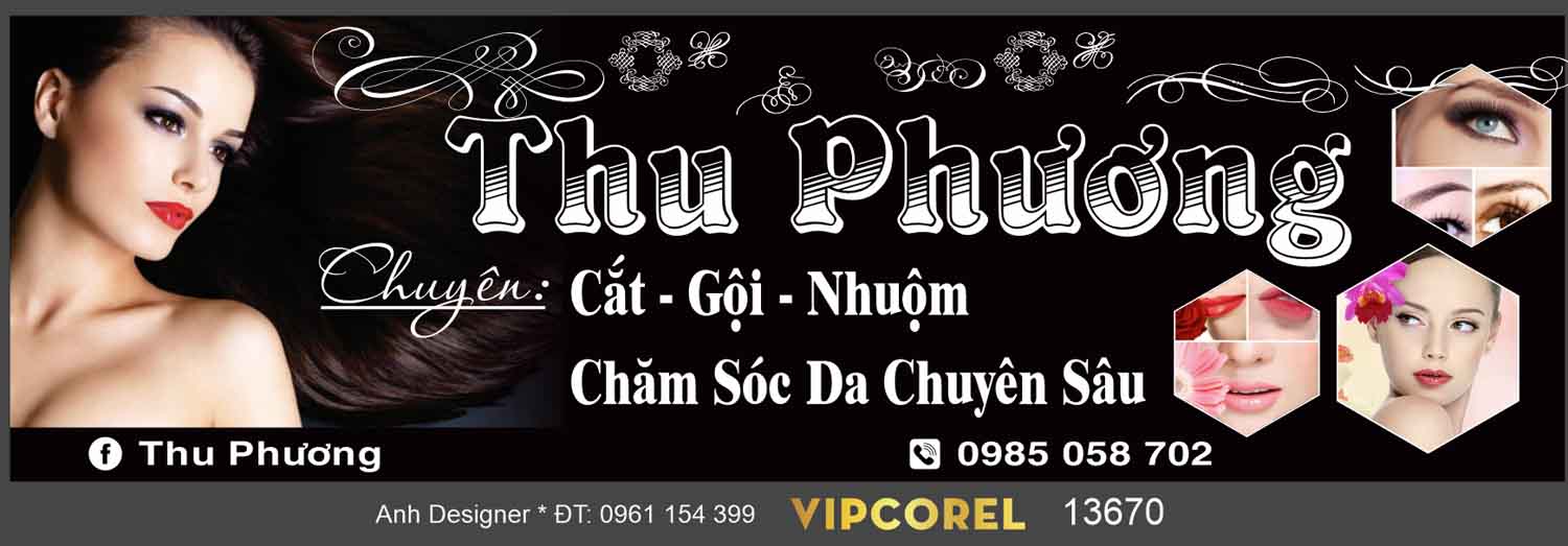 Biển QC Thu Phương – chuyên cắt tóc gội đầu