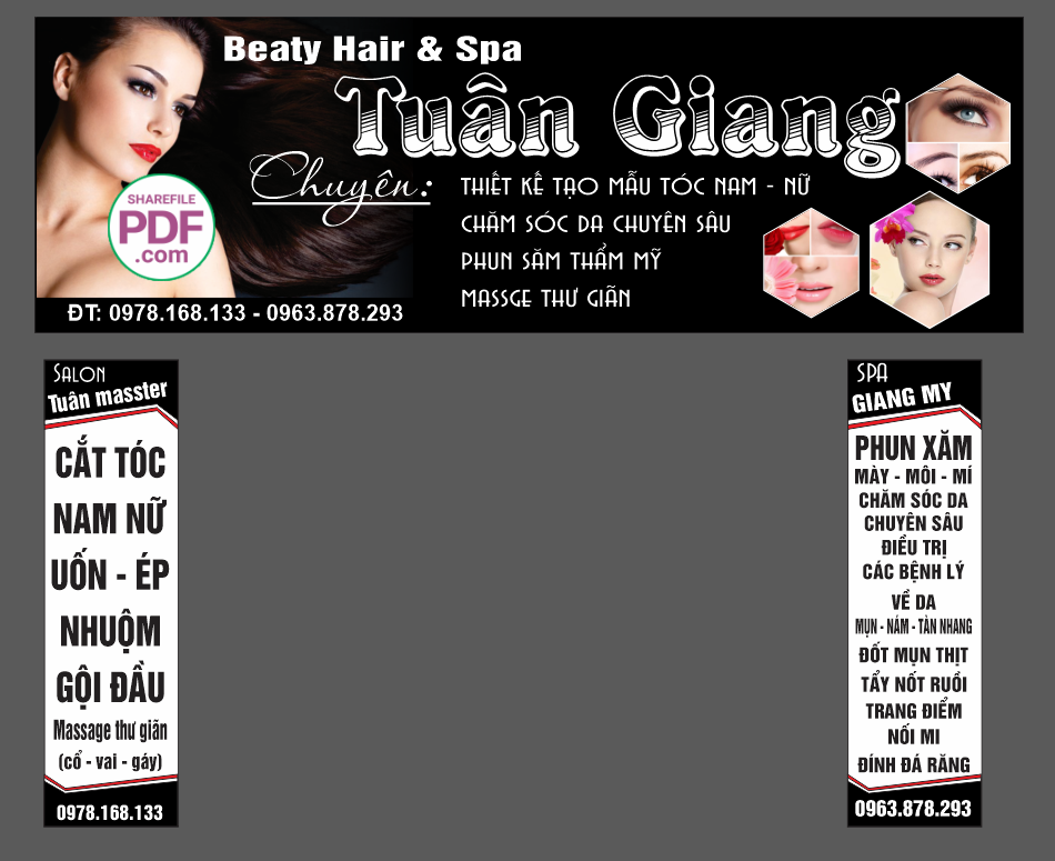Biển Beauty Hair Spa Tuân Giang file PDF & CDR