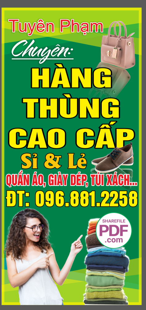 Biển Tuyên Phạm – Chuyên Hàng Thùng cao cấp file PDF & CDR