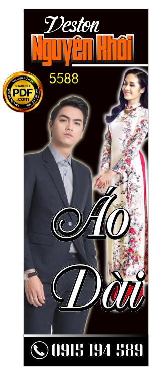 Biển đức Veston Nguyễn Khôi – áo dài file corel