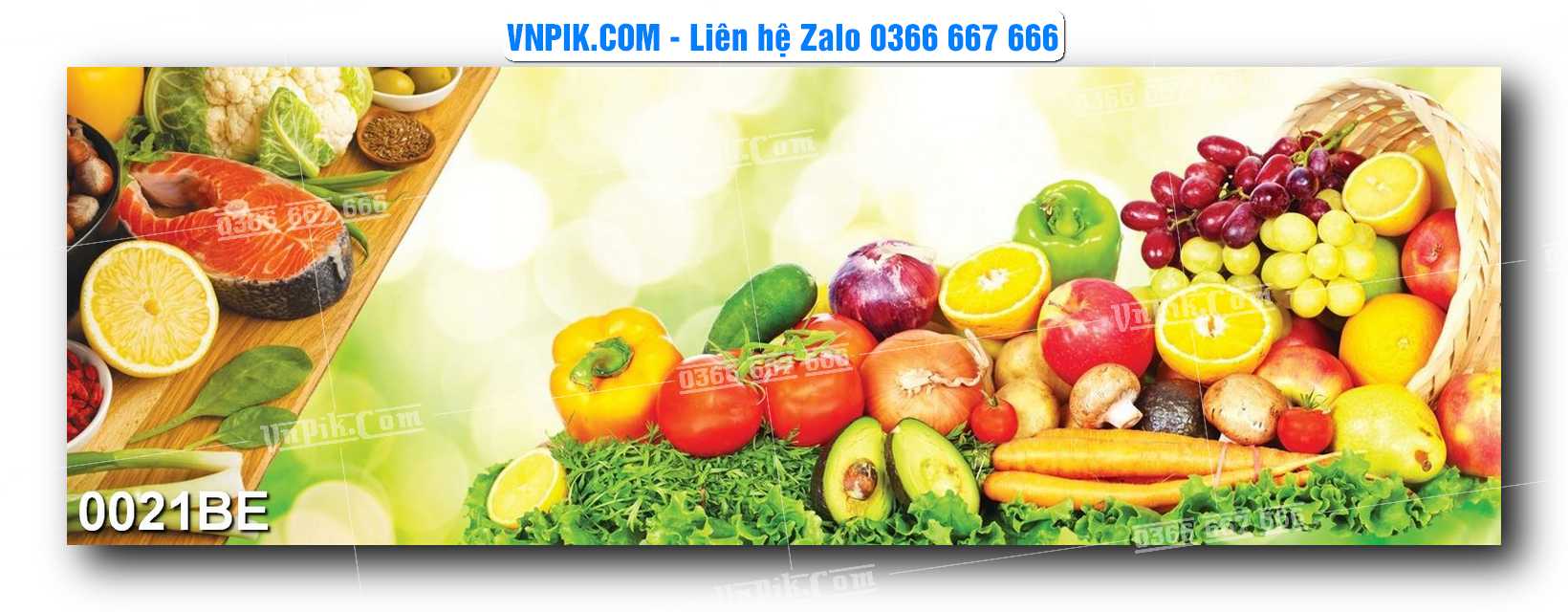 Tranh treo tường trang trí phòng bếp đẹp mã 0021BE