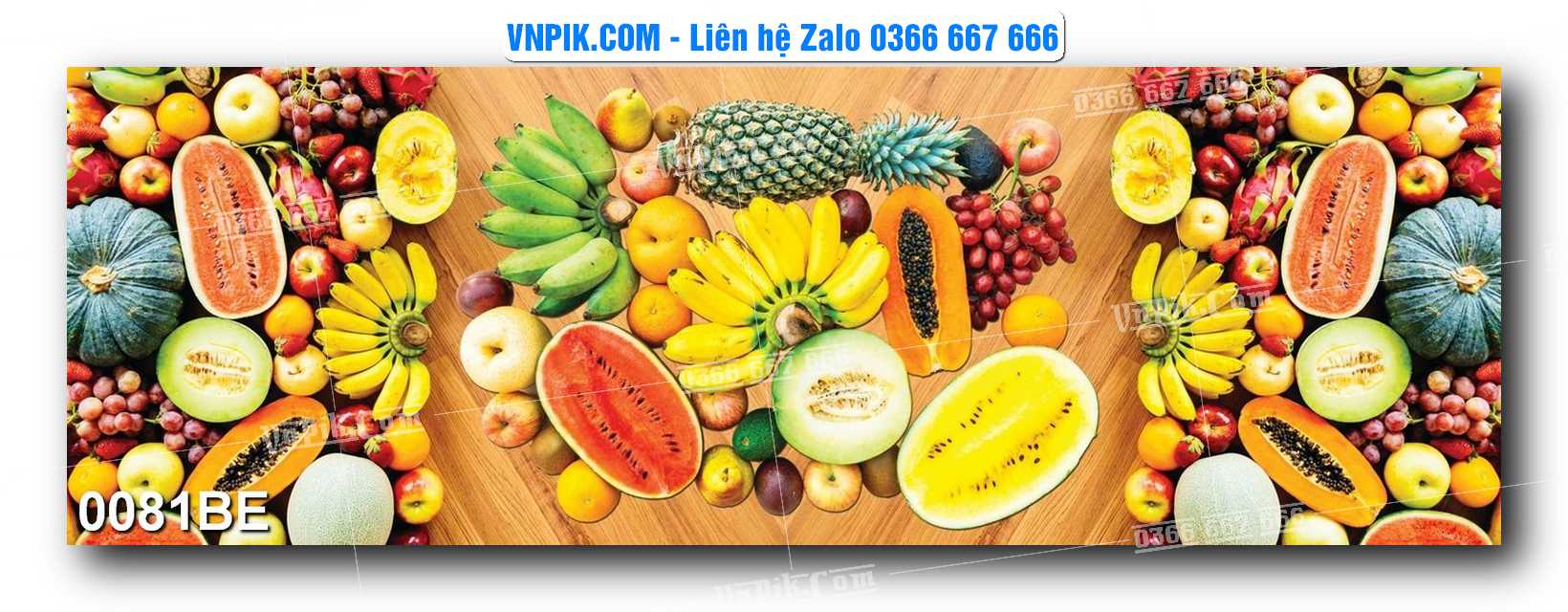 Tranh treo tường trang trí phòng bếp đẹp mã 0081BE