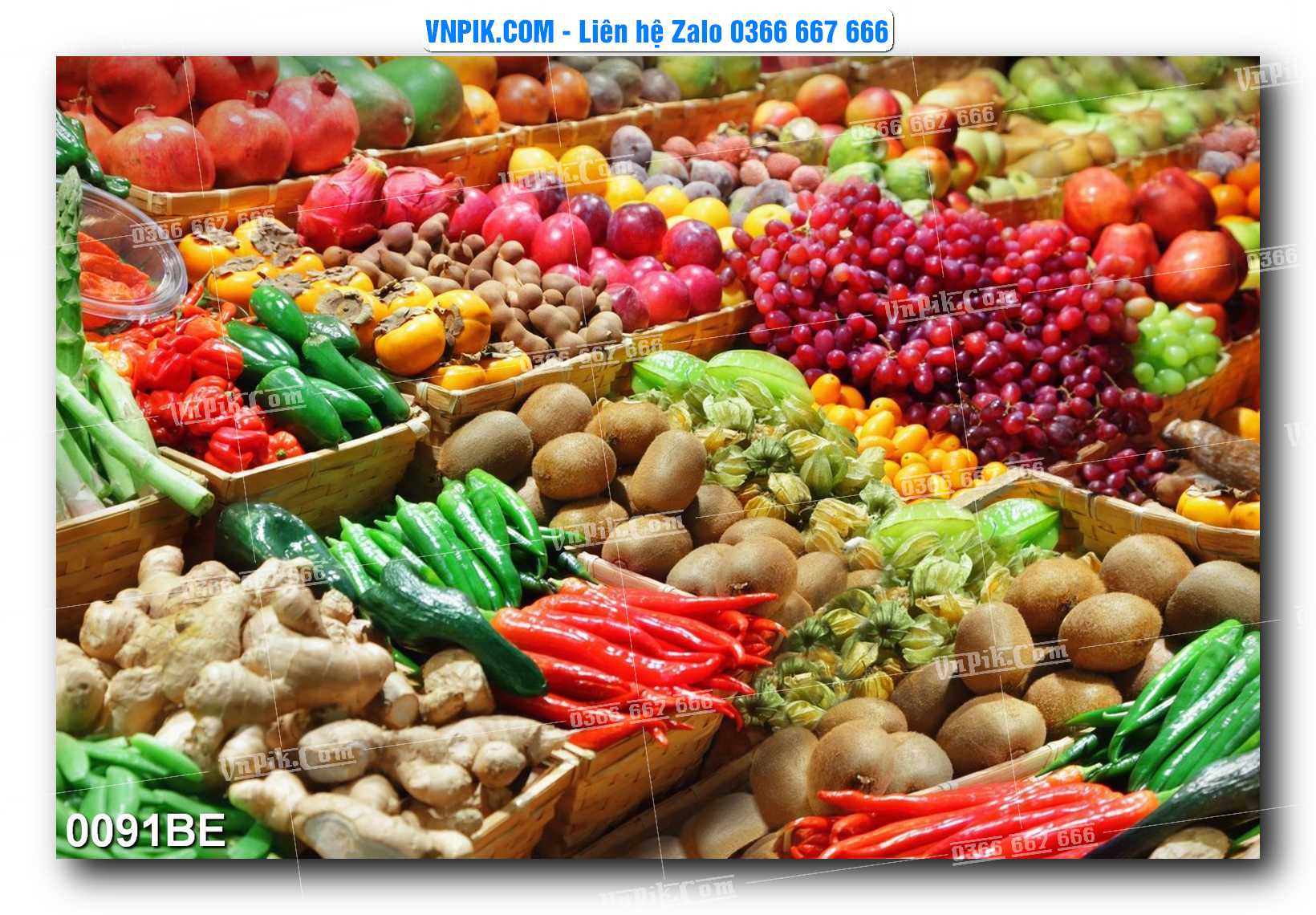 Tranh treo tường trang trí phòng bếp đẹp mã 0091BE