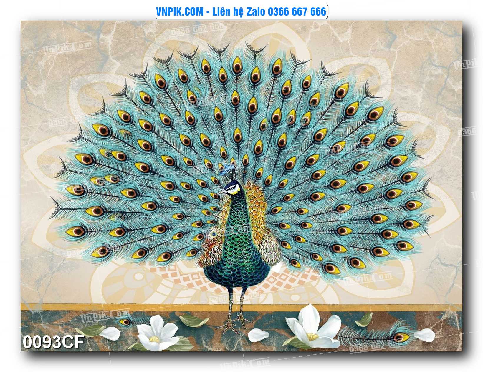Tranh tường trang trí quán cà phê – trà chanh – trà sữa mã 0093CF