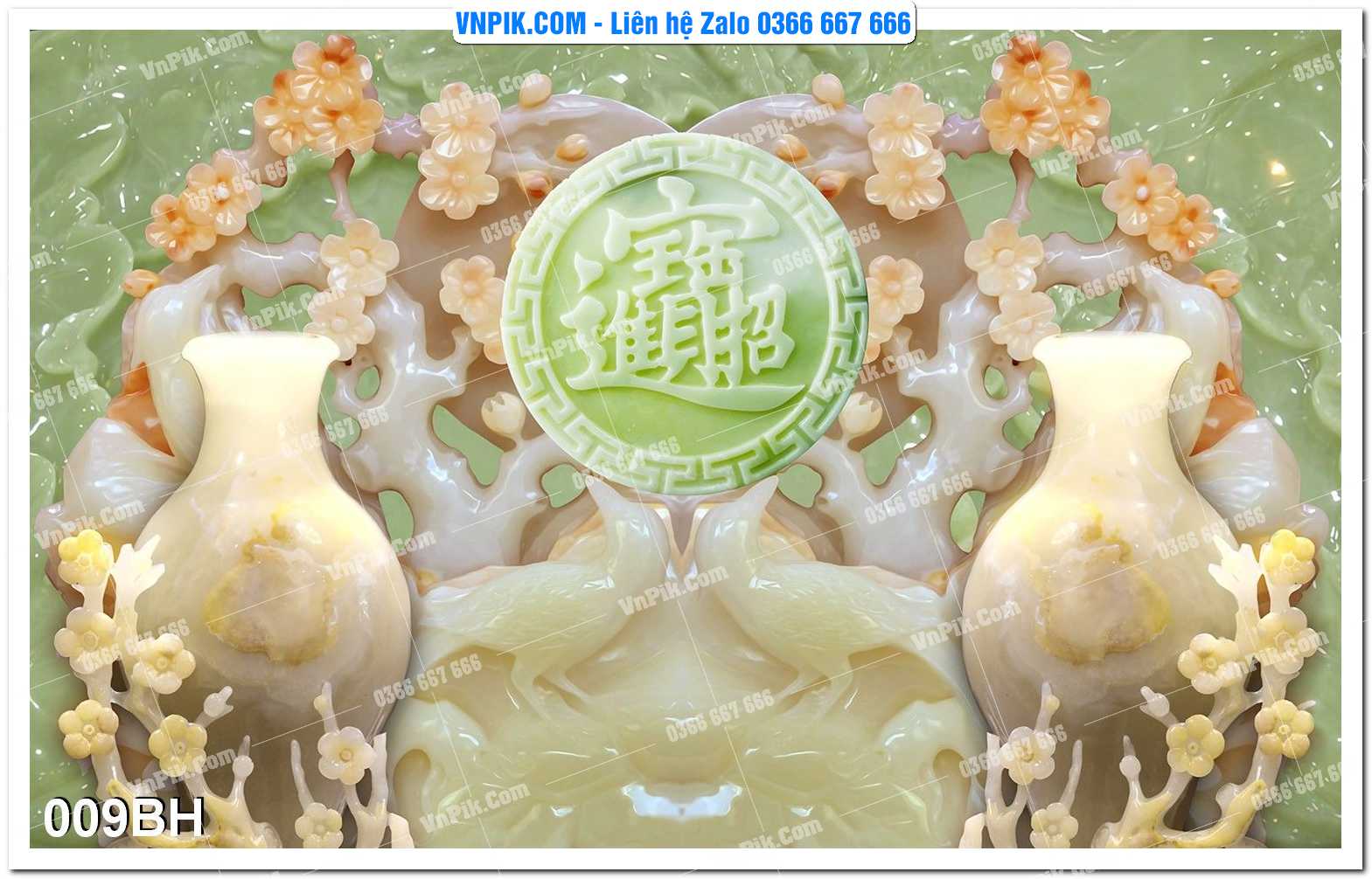 Tranh bình hoa nghệ thuật 009BH