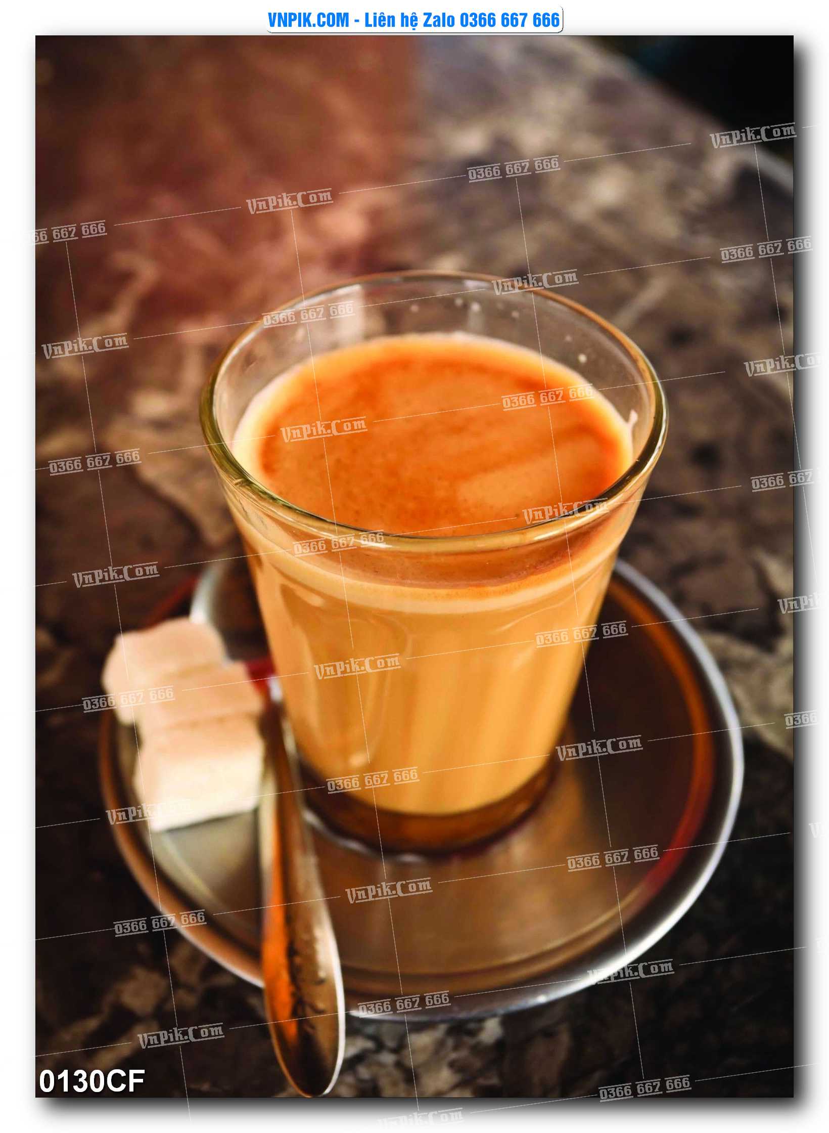 Tranh tường trang trí quán cà phê – trà chanh – trà sữa mã 0130CF