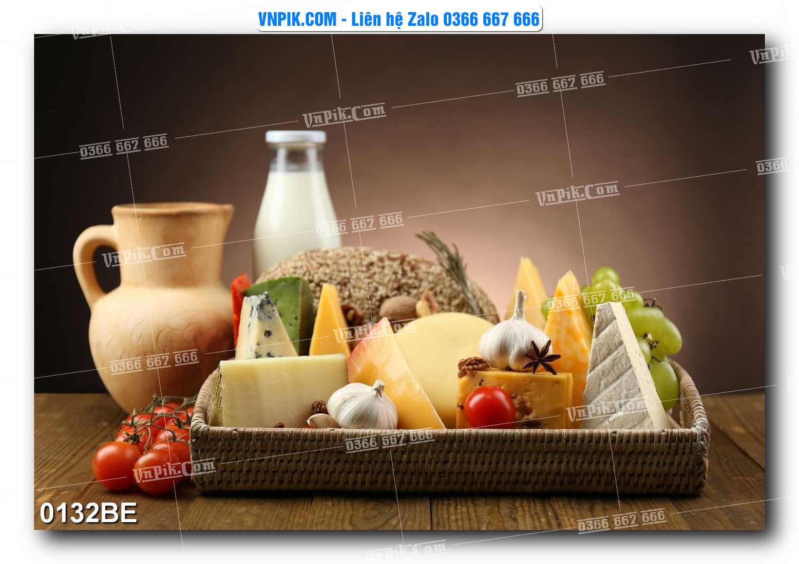 Tranh treo tường trang trí phòng bếp đẹp mã 0132BE