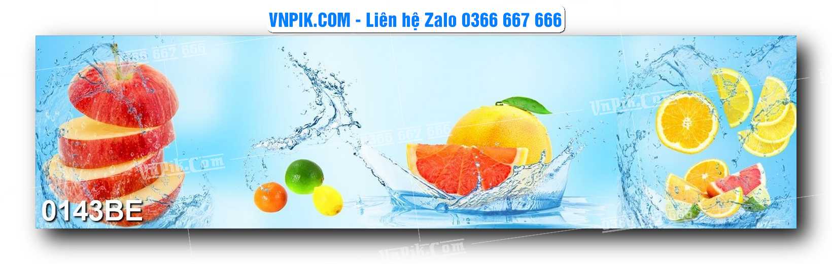 Tranh treo tường trang trí phòng bếp đẹp mã 0143BE