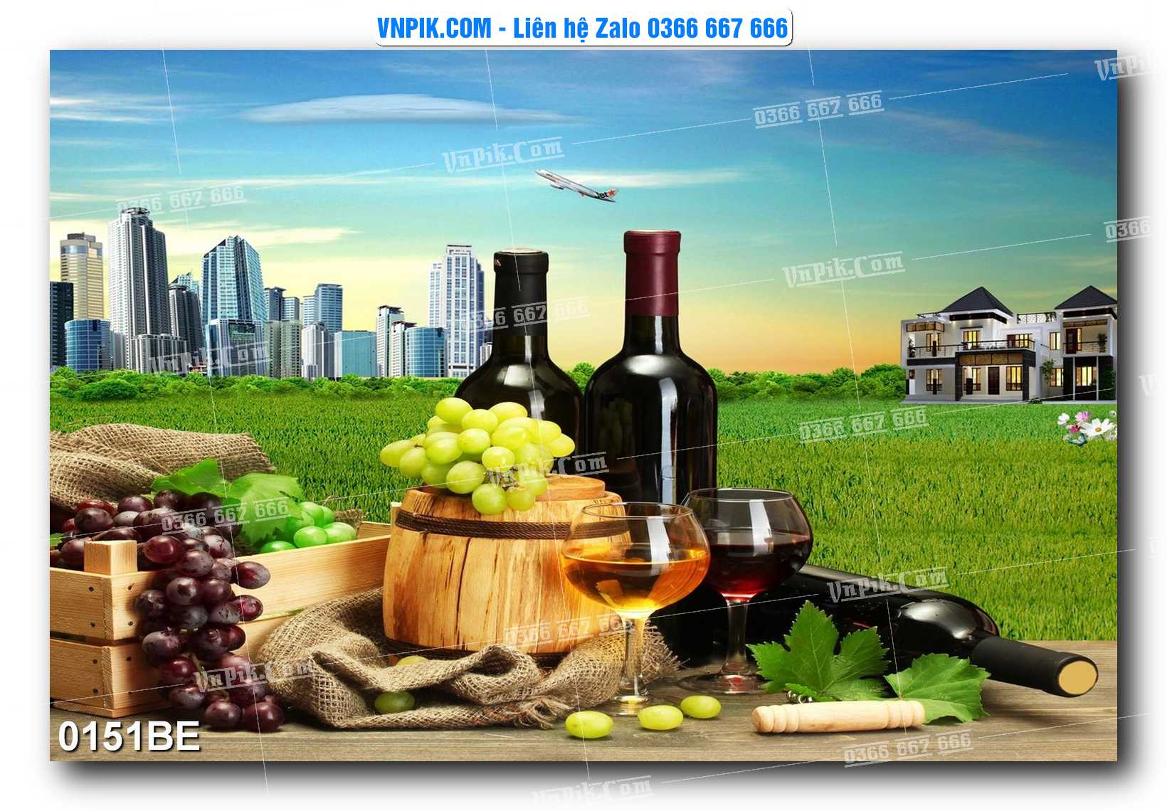 Tranh treo tường trang trí phòng bếp đẹp mã 0151BE