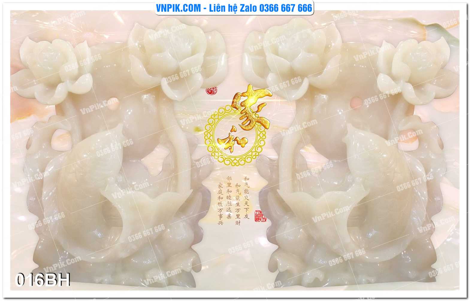 Tranh bình hoa nghệ thuật 016BH