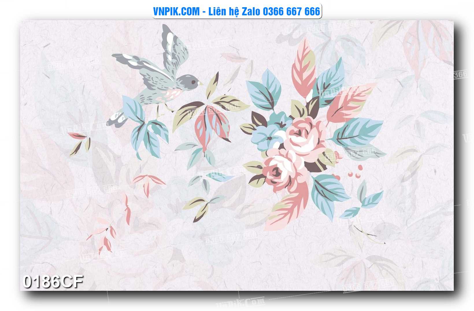 Tranh tường trang trí quán cà phê – trà chanh – trà sữa mã 0186CF