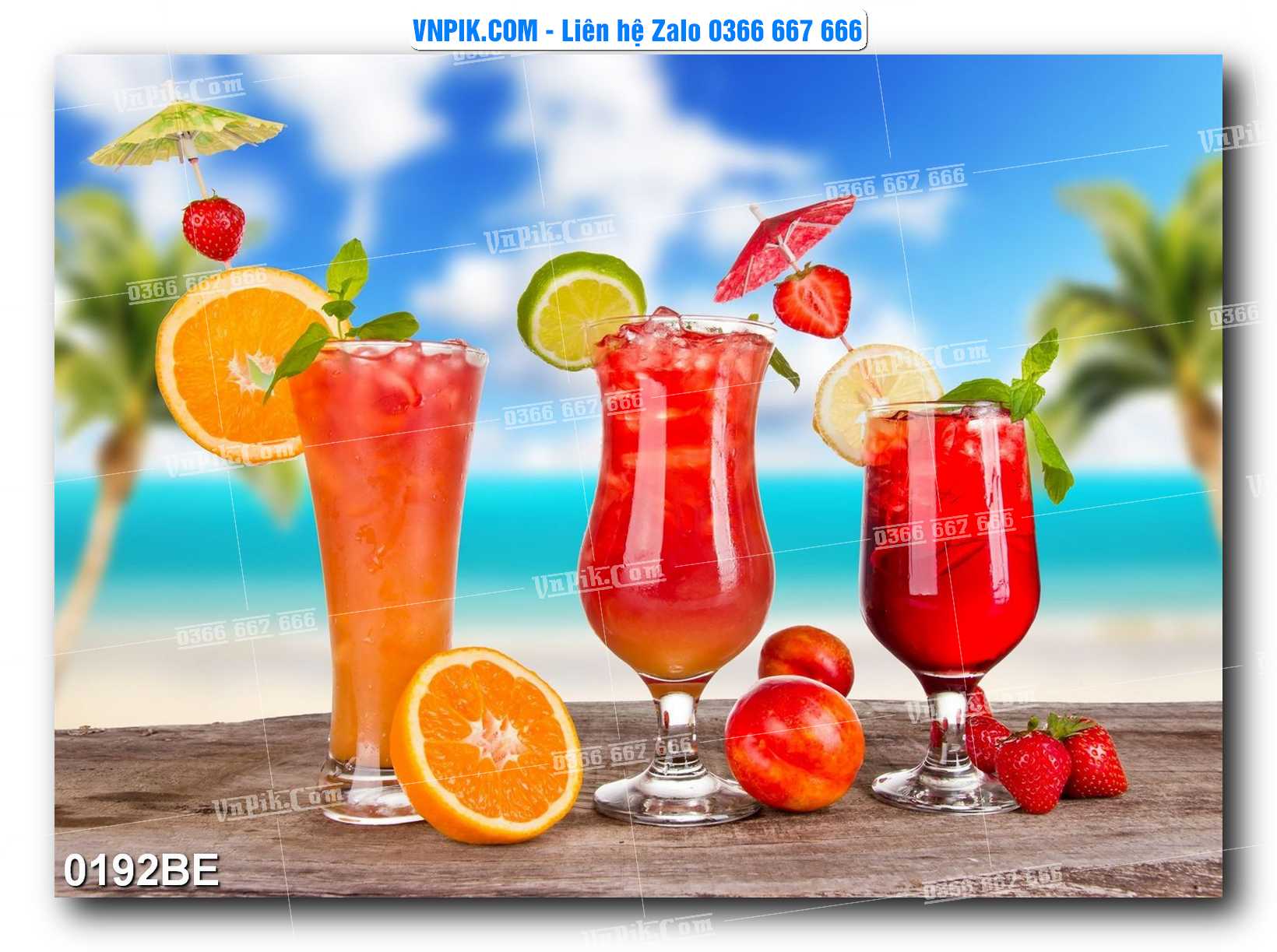 Tranh treo tường trang trí phòng bếp đẹp mã 0192BE