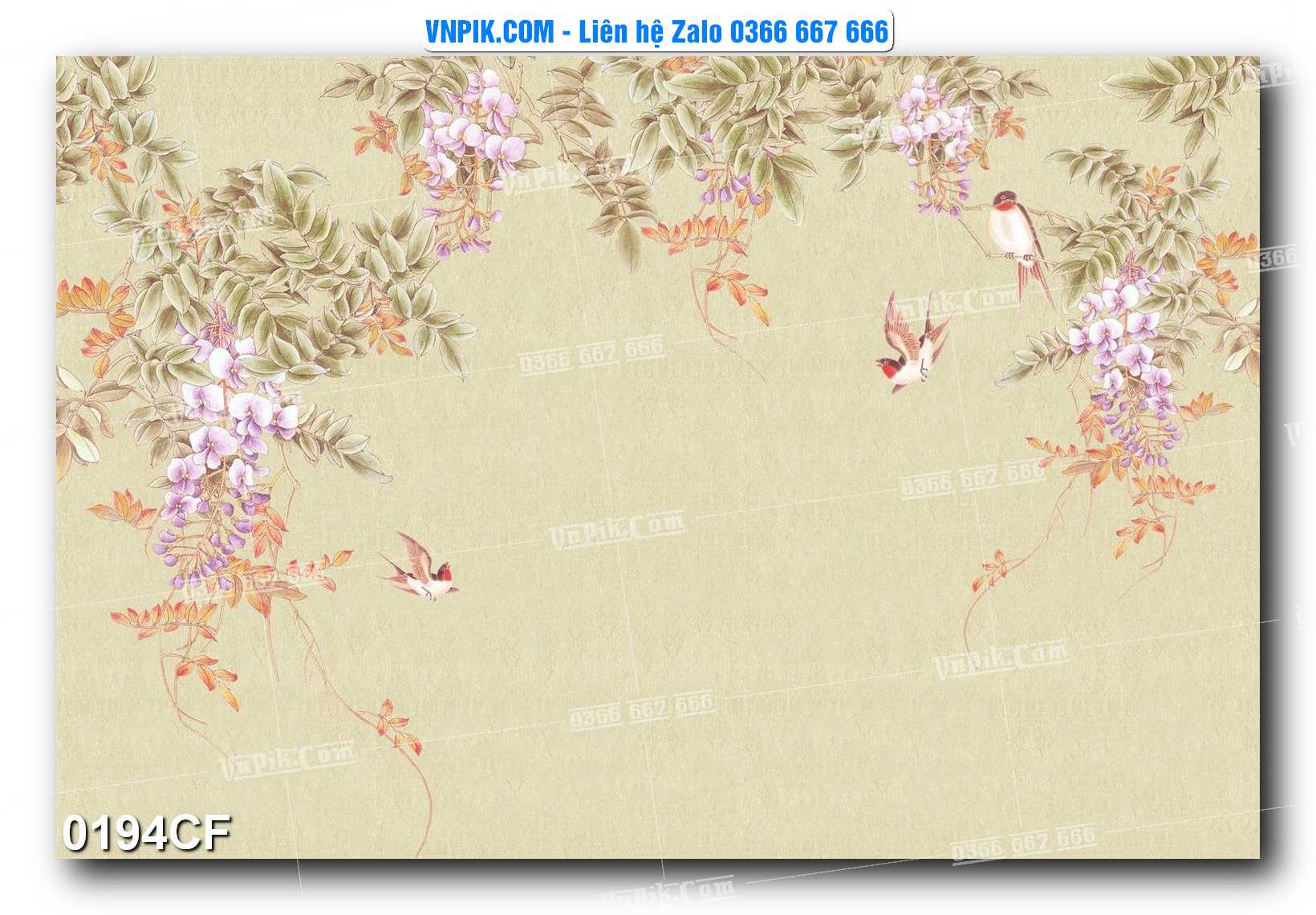 Tranh tường trang trí quán cà phê – trà chanh – trà sữa mã 0194CF