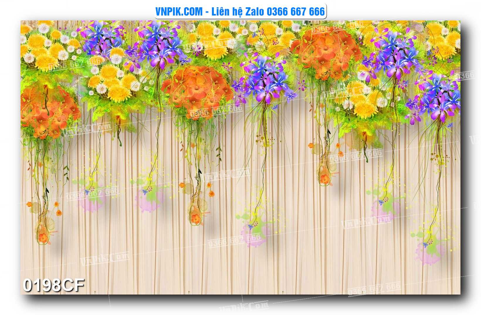 Tranh tường trang trí quán cà phê – trà chanh – trà sữa mã 0198CF