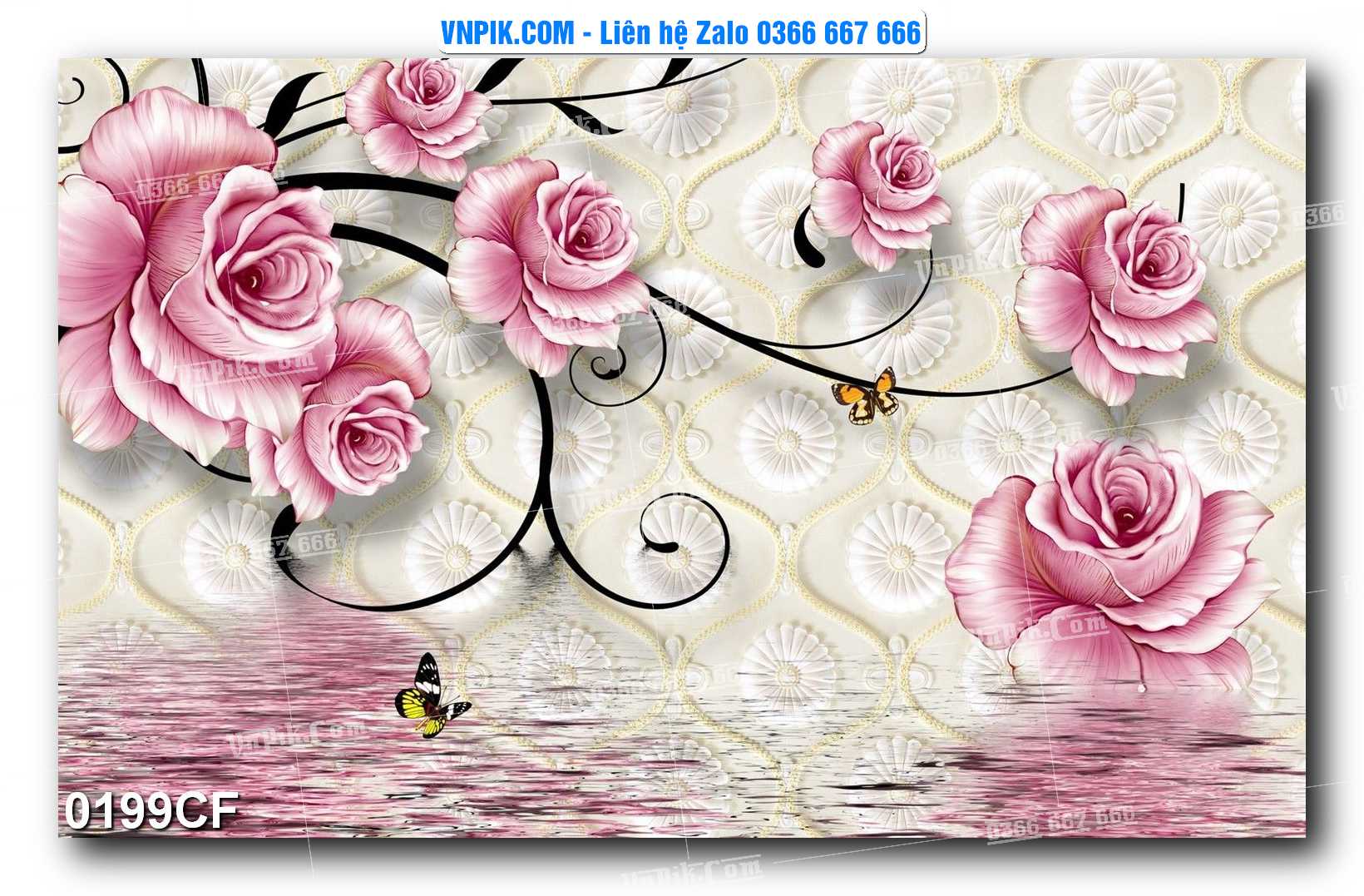Tranh tường trang trí quán cà phê – trà chanh – trà sữa mã 0199CF