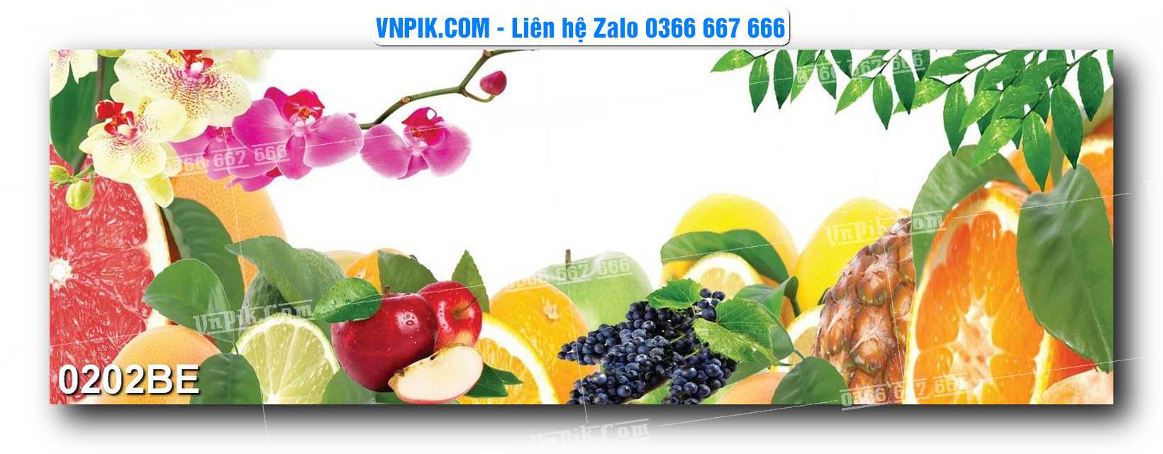 Tranh treo tường trang trí phòng bếp đẹp mã 0202BE
