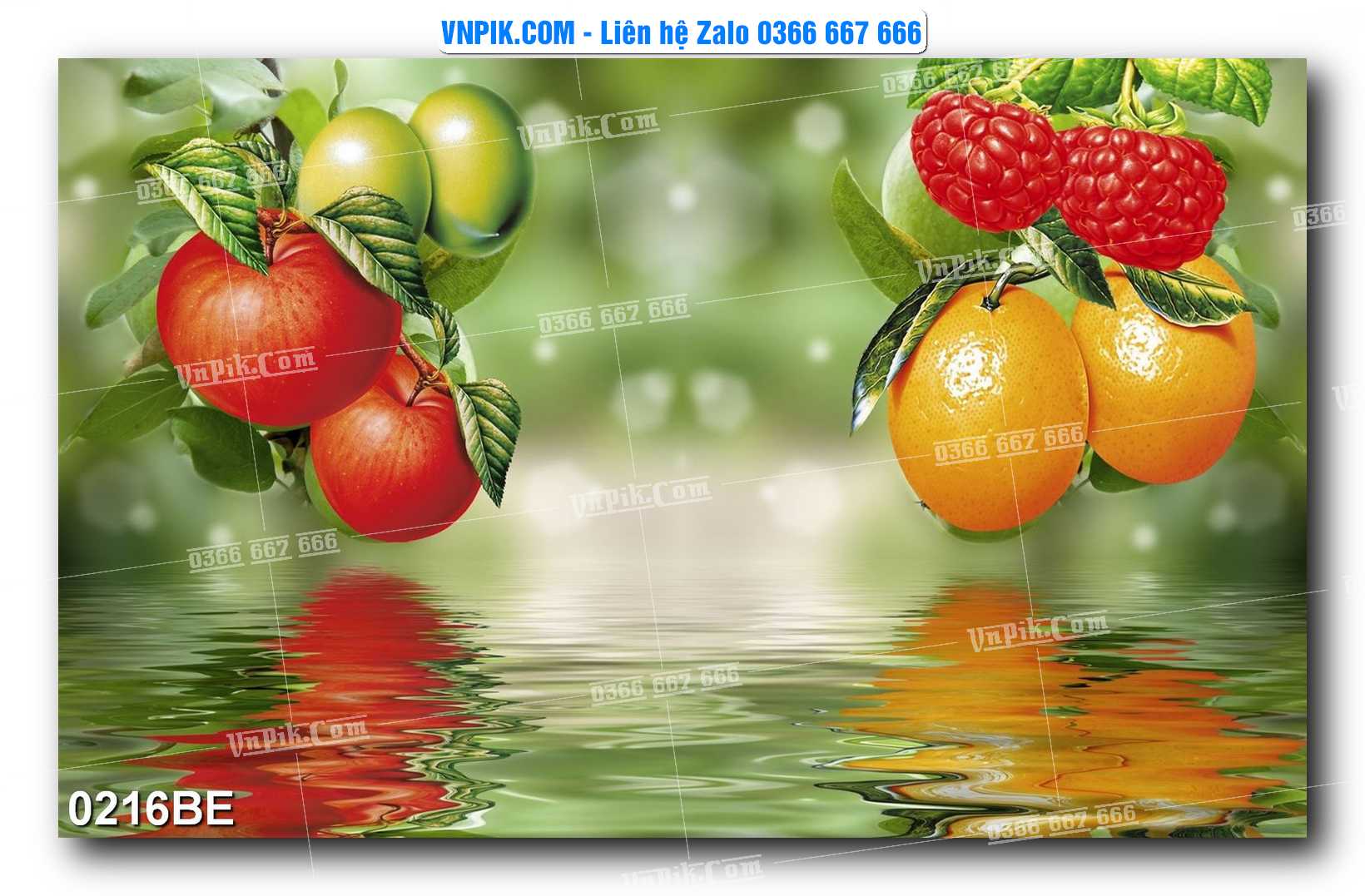 Tranh treo tường trang trí phòng bếp đẹp mã 0216BE