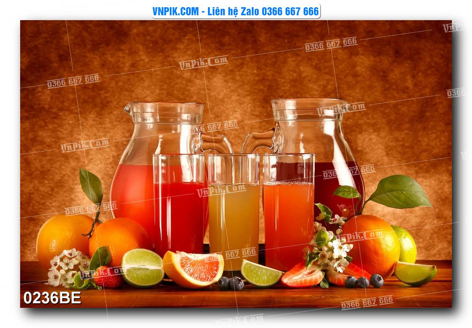 Tranh treo tường trang trí phòng bếp đẹp mã 0236BE