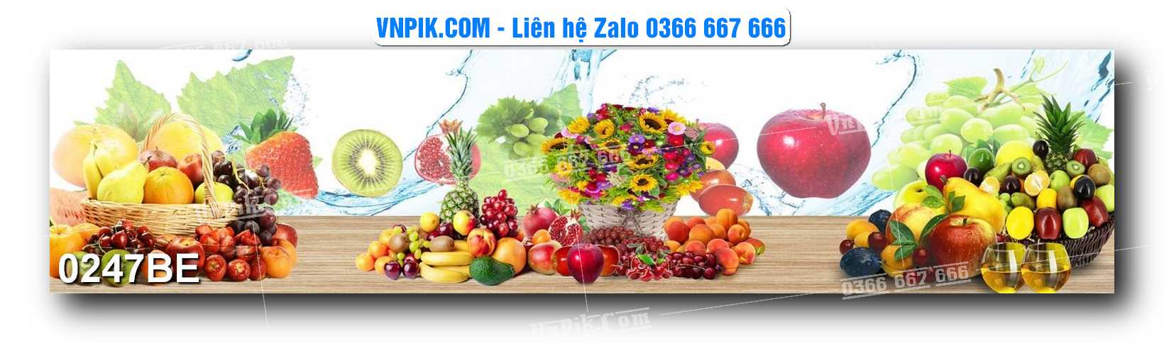 Tranh treo tường trang trí phòng bếp đẹp mã 0247BE