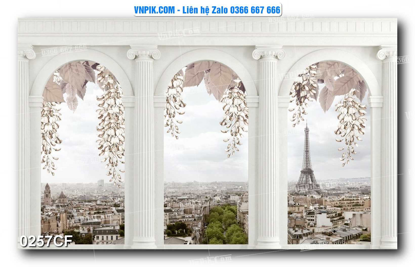 Tranh tường trang trí quán cà phê – trà chanh – trà sữa mã 0257CF