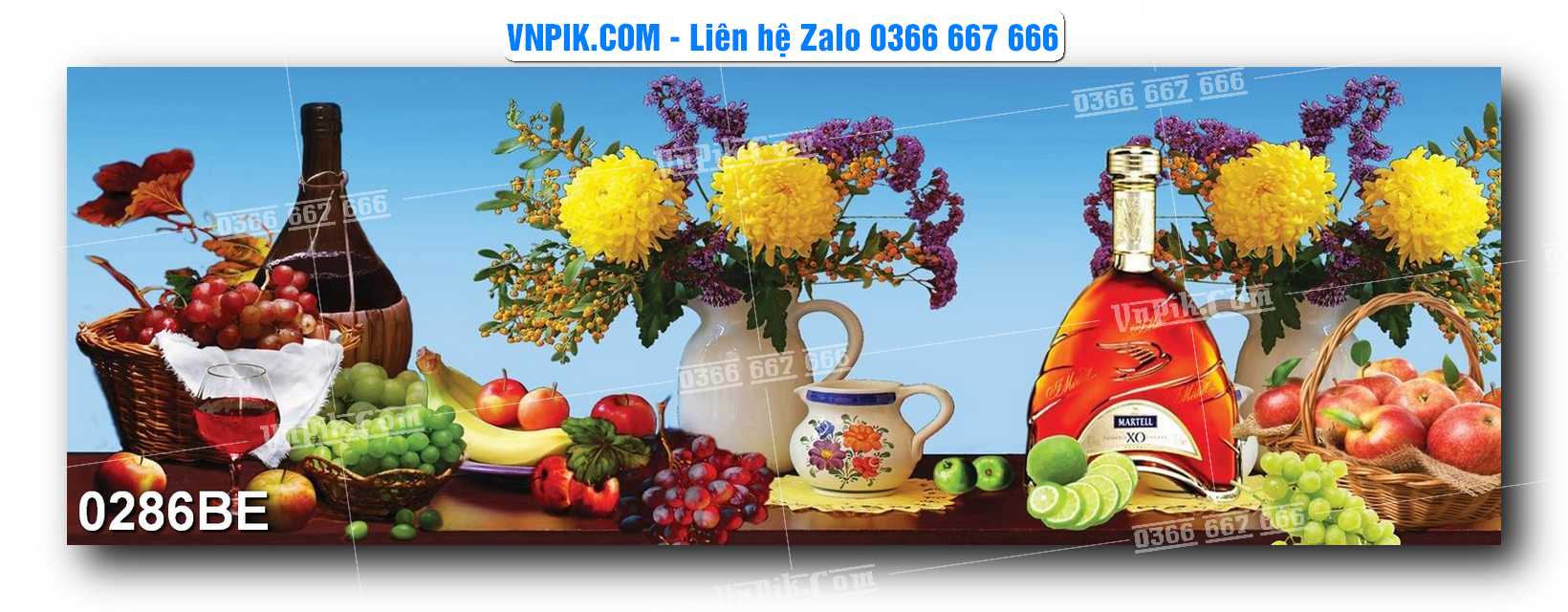 Tranh treo tường trang trí phòng bếp đẹp mã 0286BE