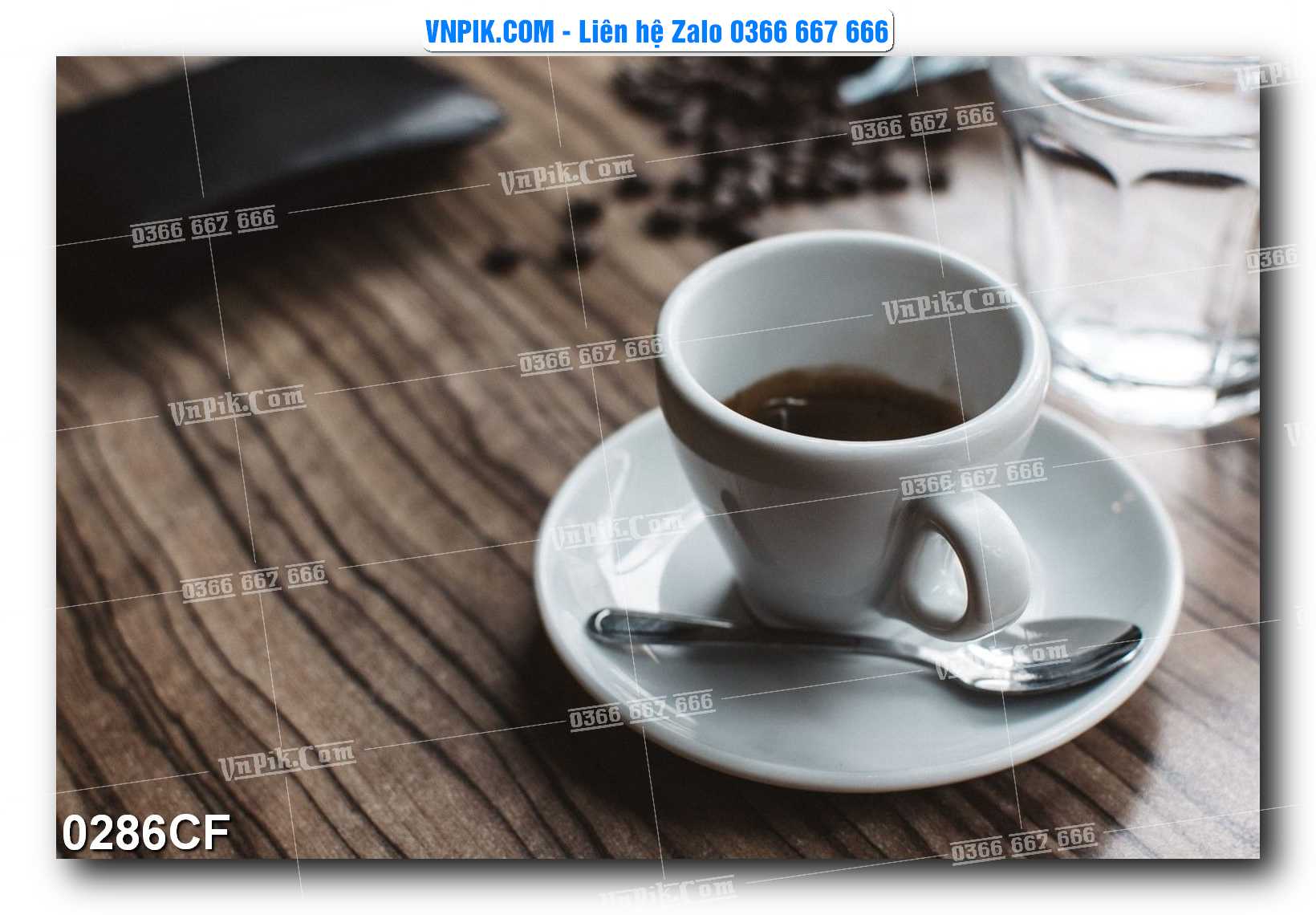 Tranh tường trang trí quán cà phê – trà chanh – trà sữa mã 0286CF