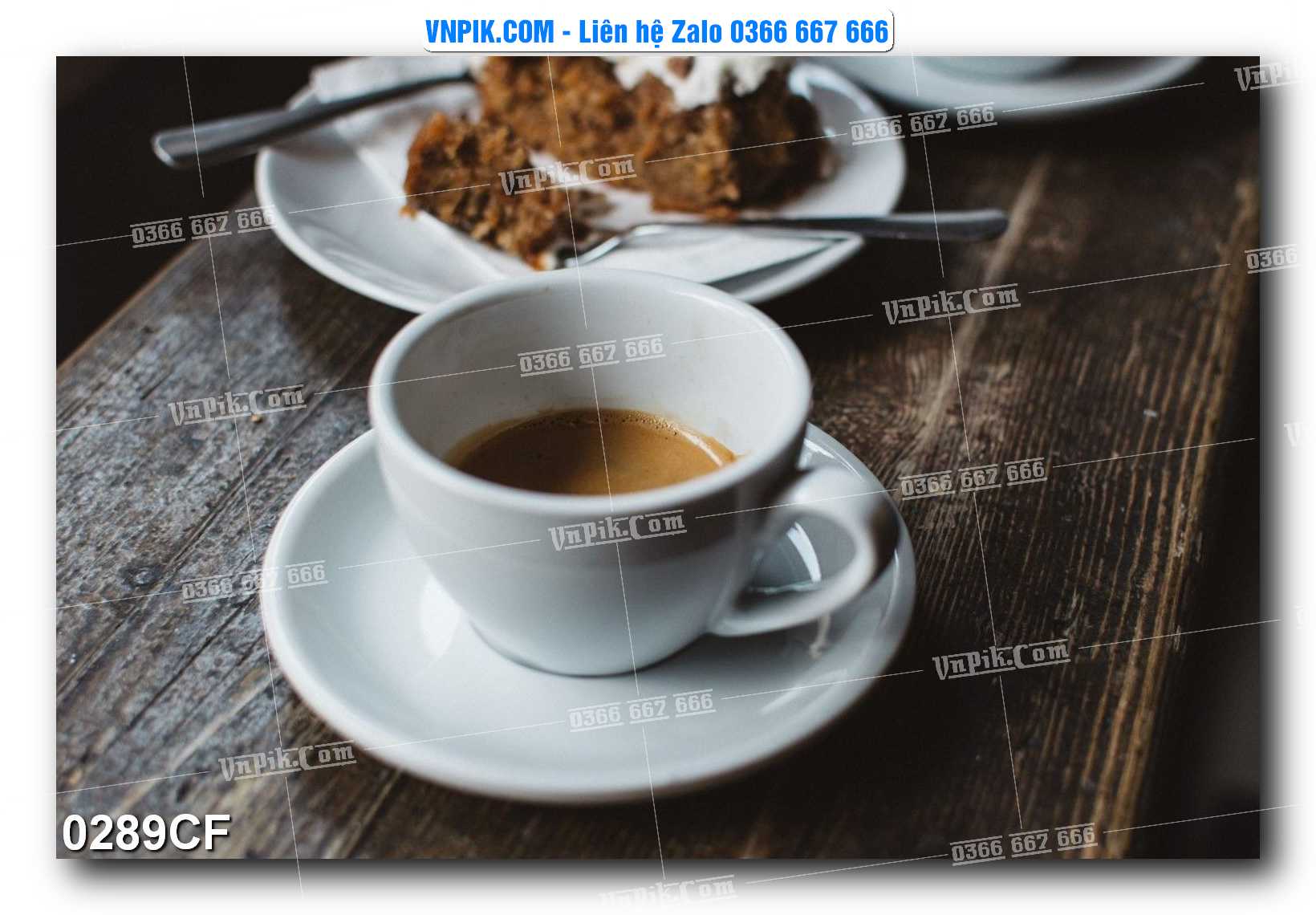 Tranh tường trang trí quán cà phê – trà chanh – trà sữa mã 0289CF