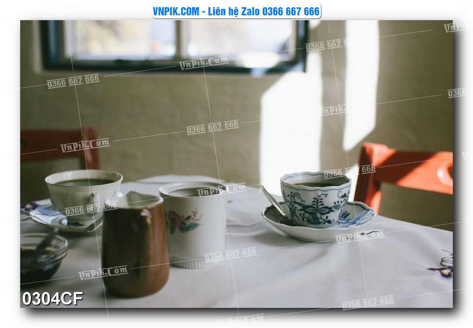 Tranh tường trang trí quán cà phê – trà chanh – trà sữa mã 0304CF