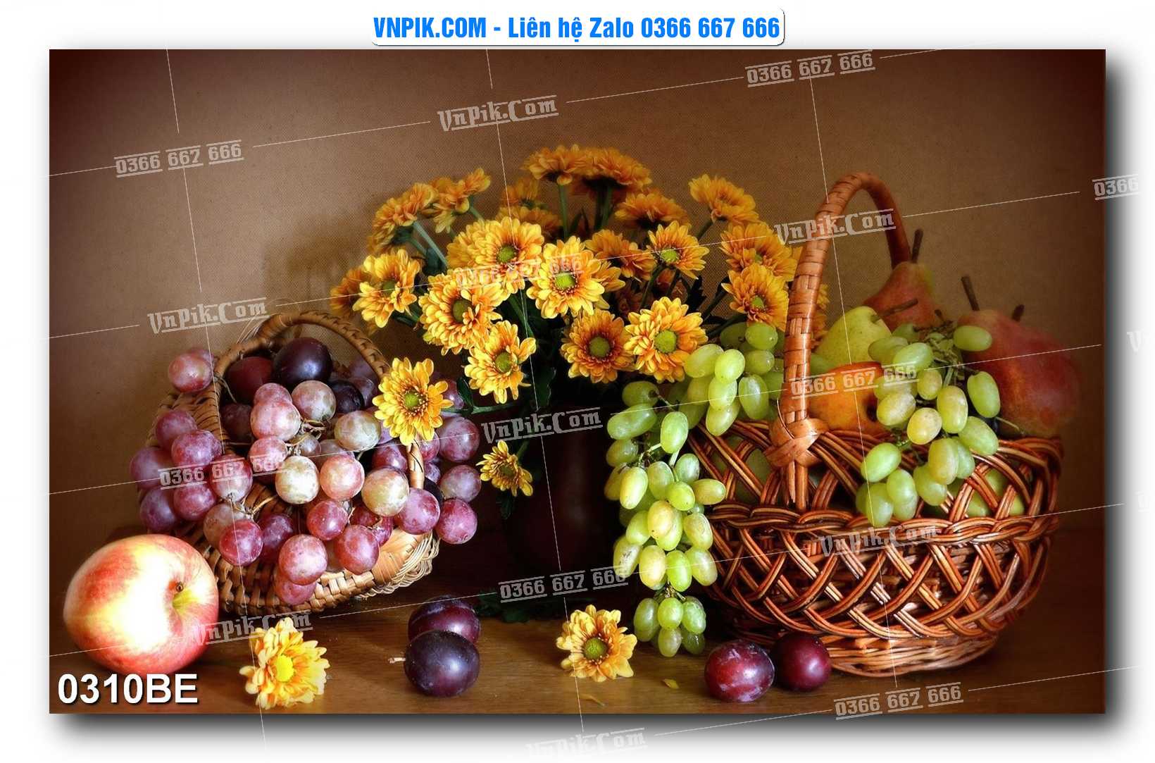 Tranh treo tường trang trí phòng bếp đẹp mã 0310BE