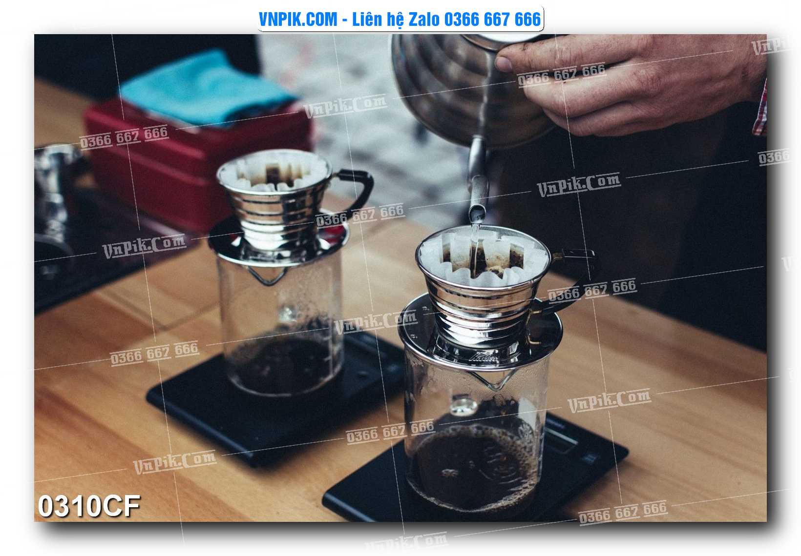 Tranh tường trang trí quán cà phê – trà chanh – trà sữa mã 0310CF