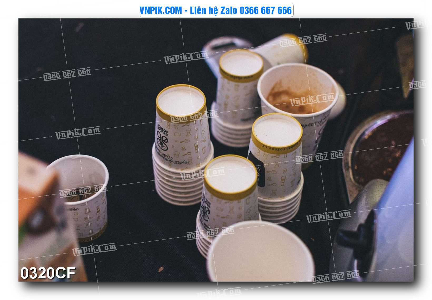Tranh tường trang trí quán cà phê – trà chanh – trà sữa mã 0320CF