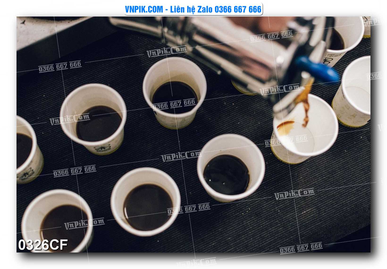 Tranh tường trang trí quán cà phê – trà chanh – trà sữa mã 0326CF
