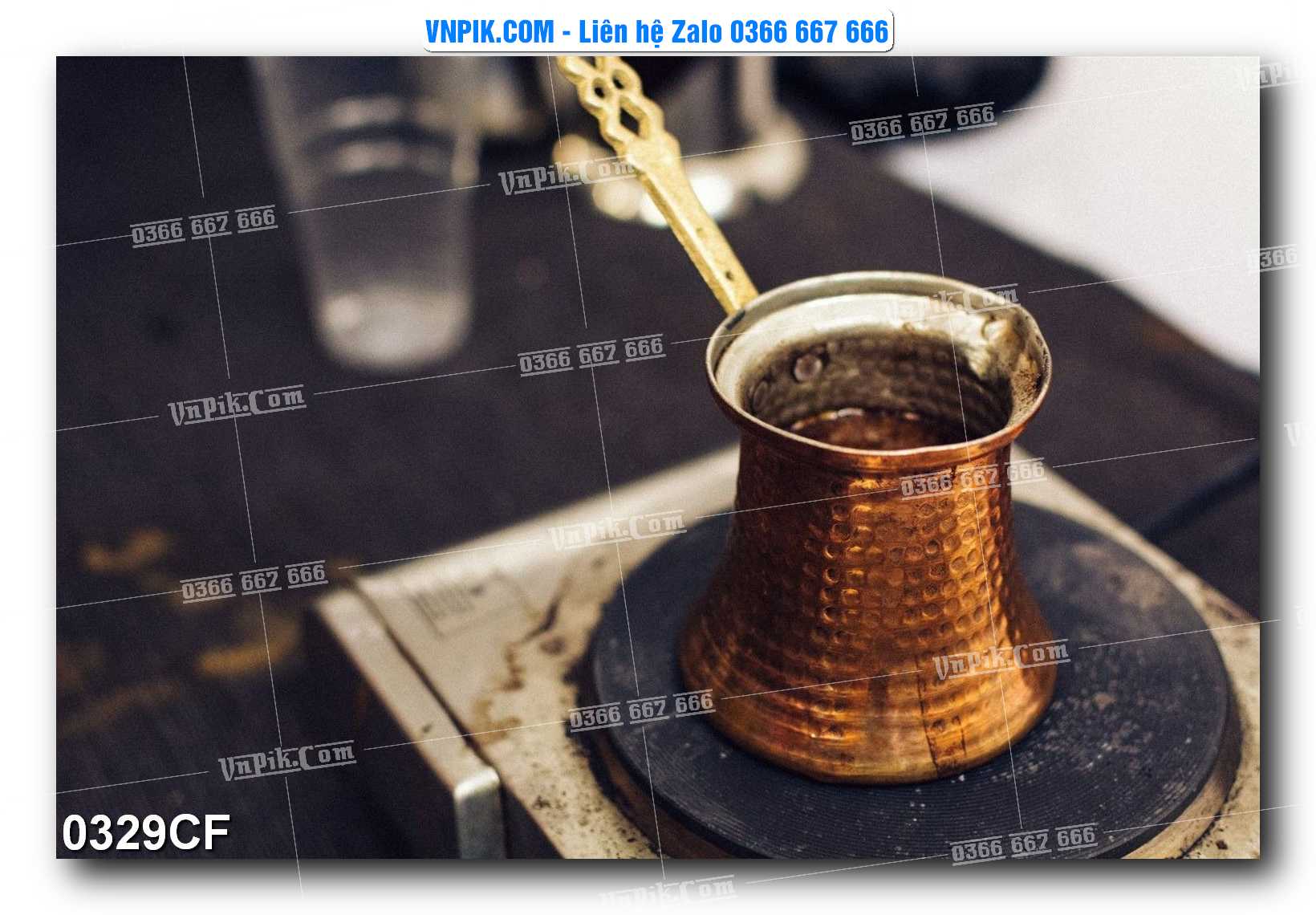Tranh tường trang trí quán cà phê – trà chanh – trà sữa mã 0329CF