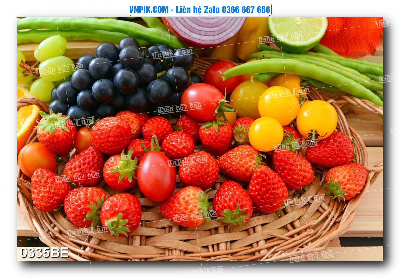 Tranh treo tường trang trí phòng bếp đẹp mã 0335BE