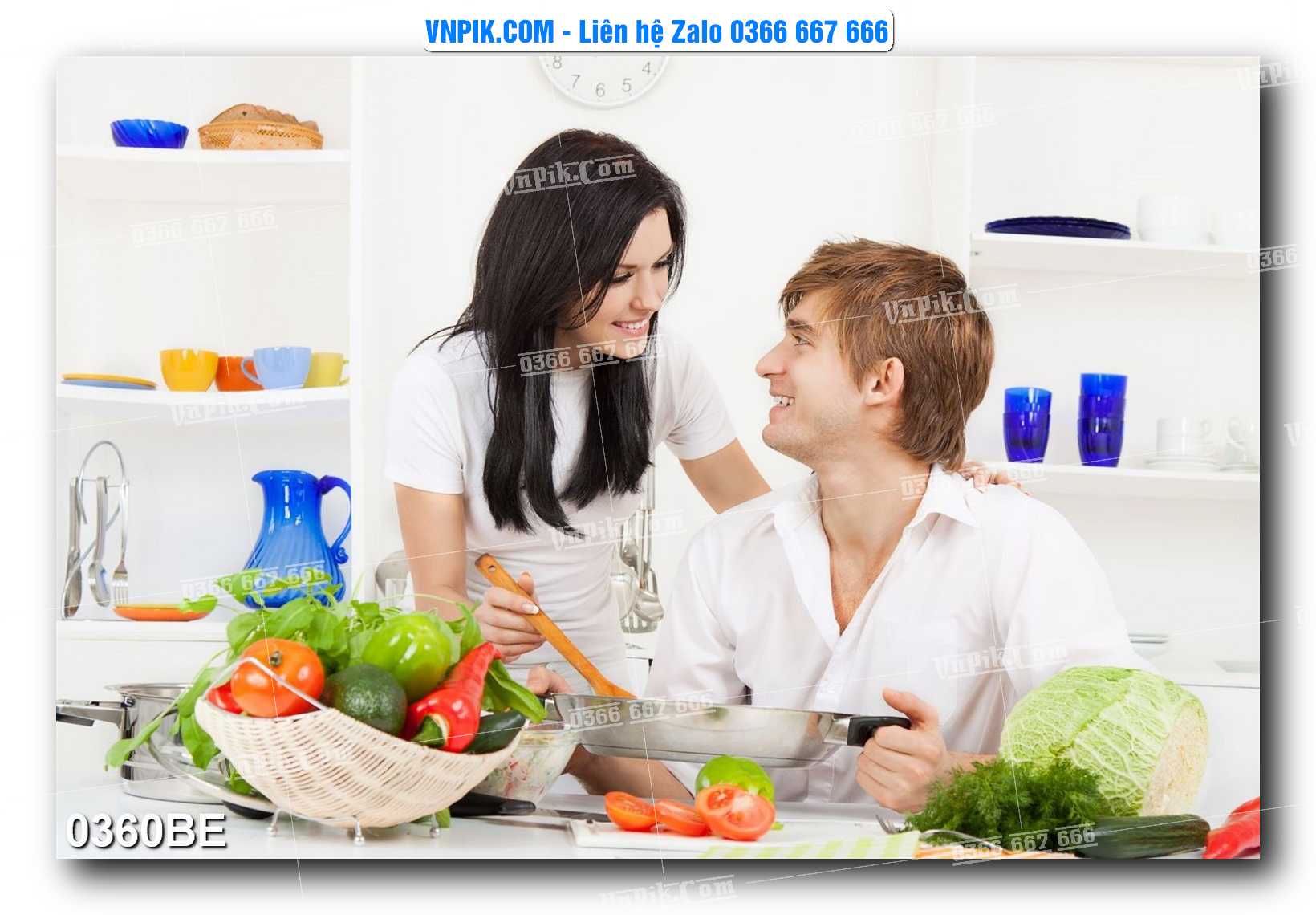 Tranh treo tường trang trí phòng bếp đẹp mã 0360BE