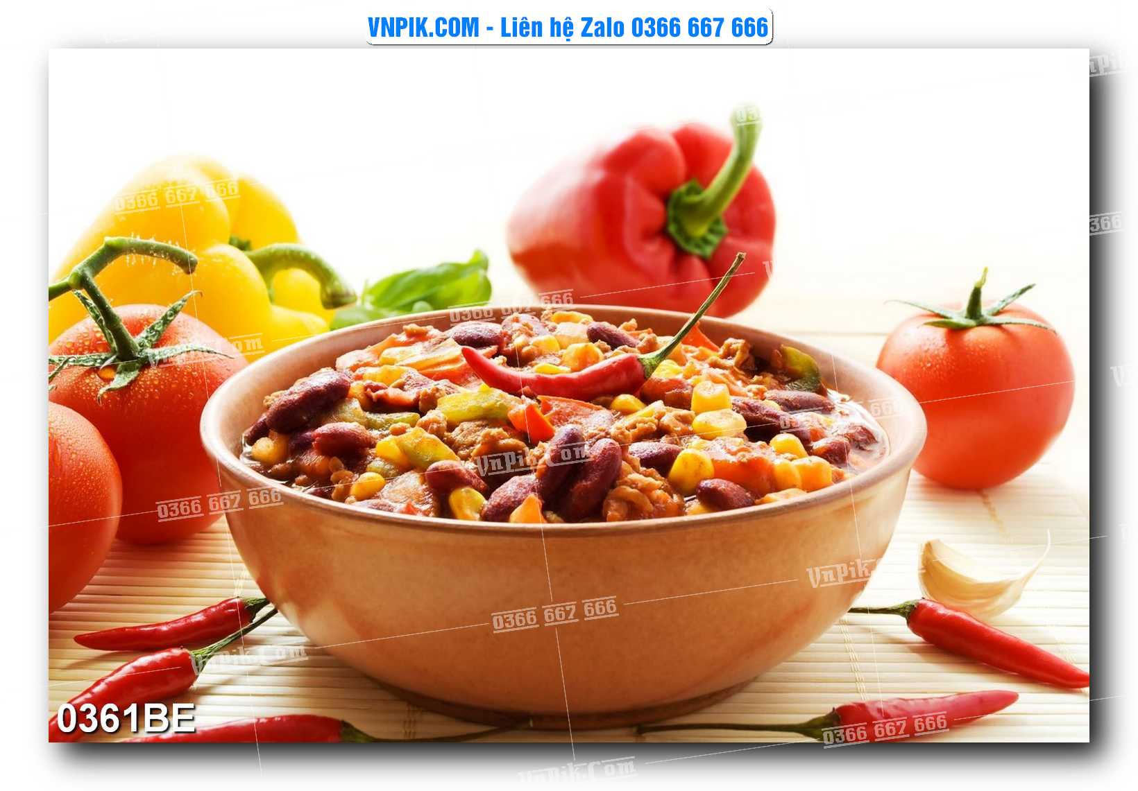 Tranh treo tường trang trí phòng bếp đẹp mã 0361BE