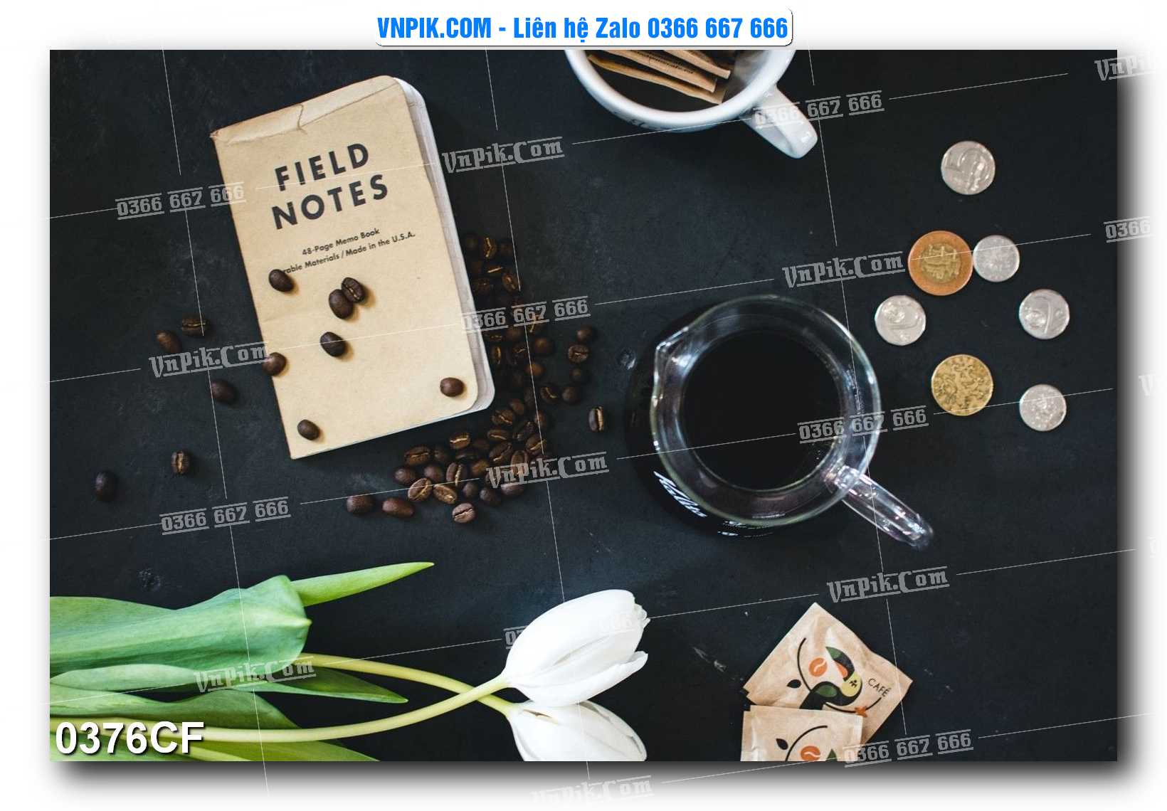 Tranh tường trang trí quán cà phê – trà chanh – trà sữa mã 0376CF