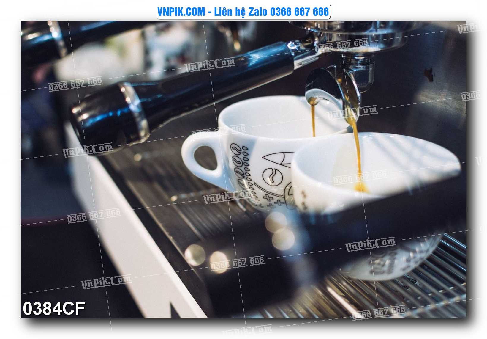 Tranh tường trang trí quán cà phê – trà chanh – trà sữa mã 0384CF