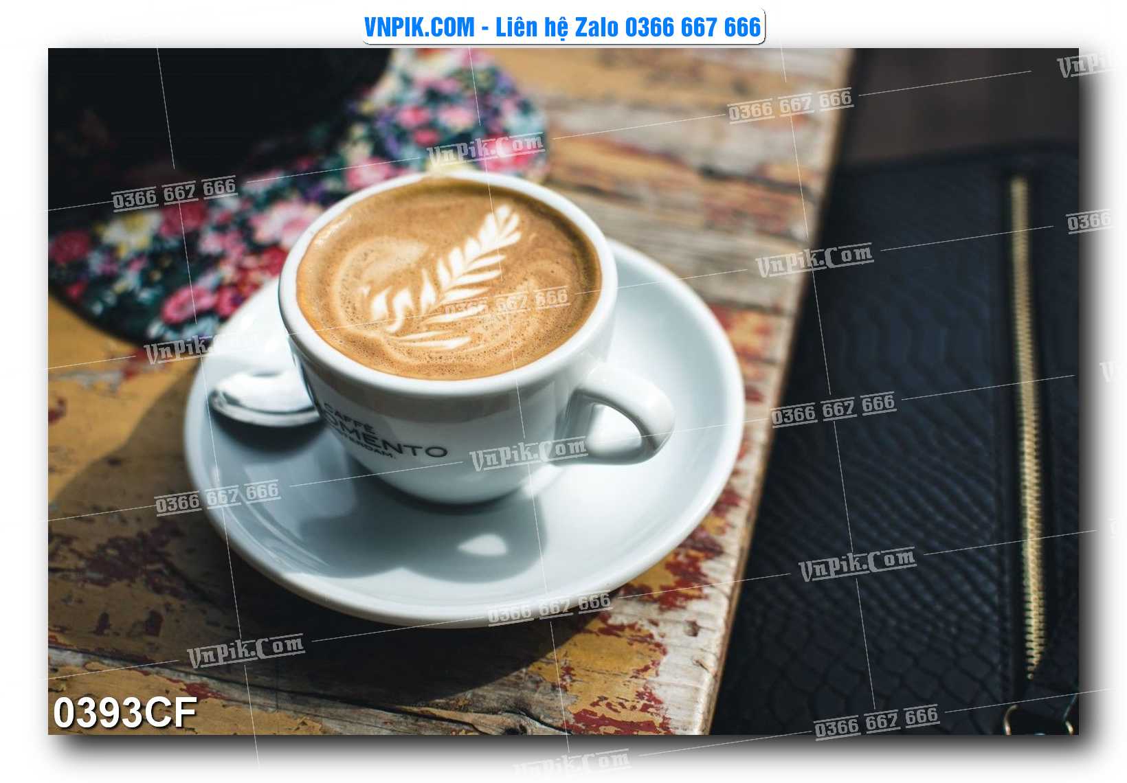 Tranh tường trang trí quán cà phê – trà chanh – trà sữa mã 0393CF