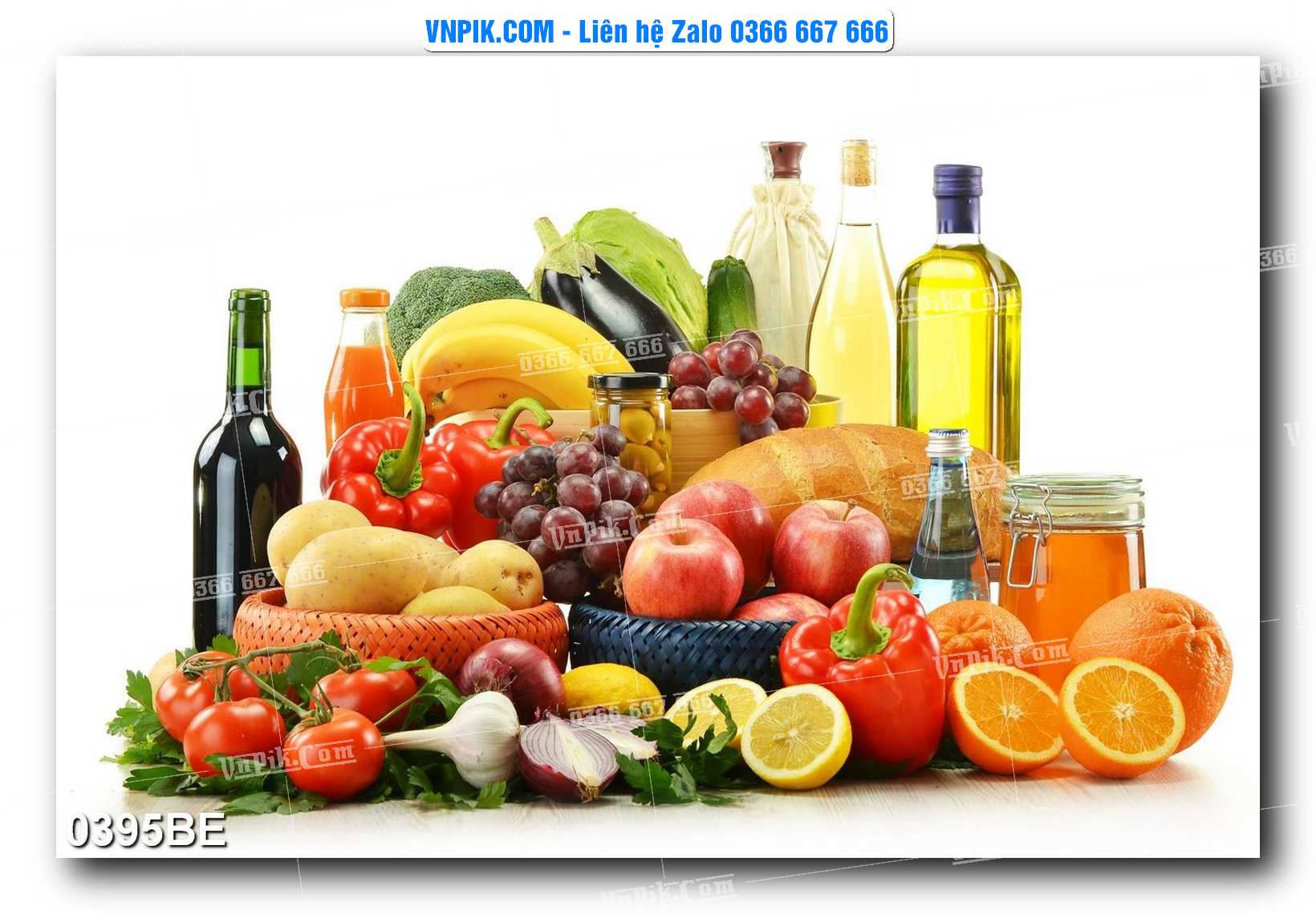 Tranh treo tường trang trí phòng bếp đẹp mã 0395BE