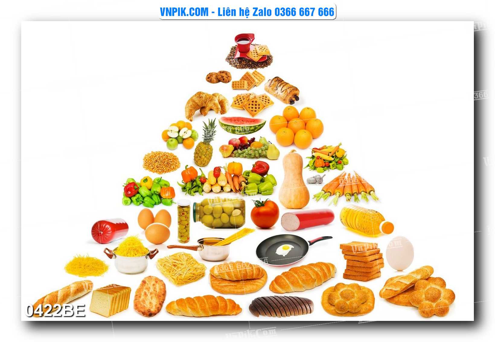 Tranh treo tường trang trí phòng bếp đẹp mã 0422BE
