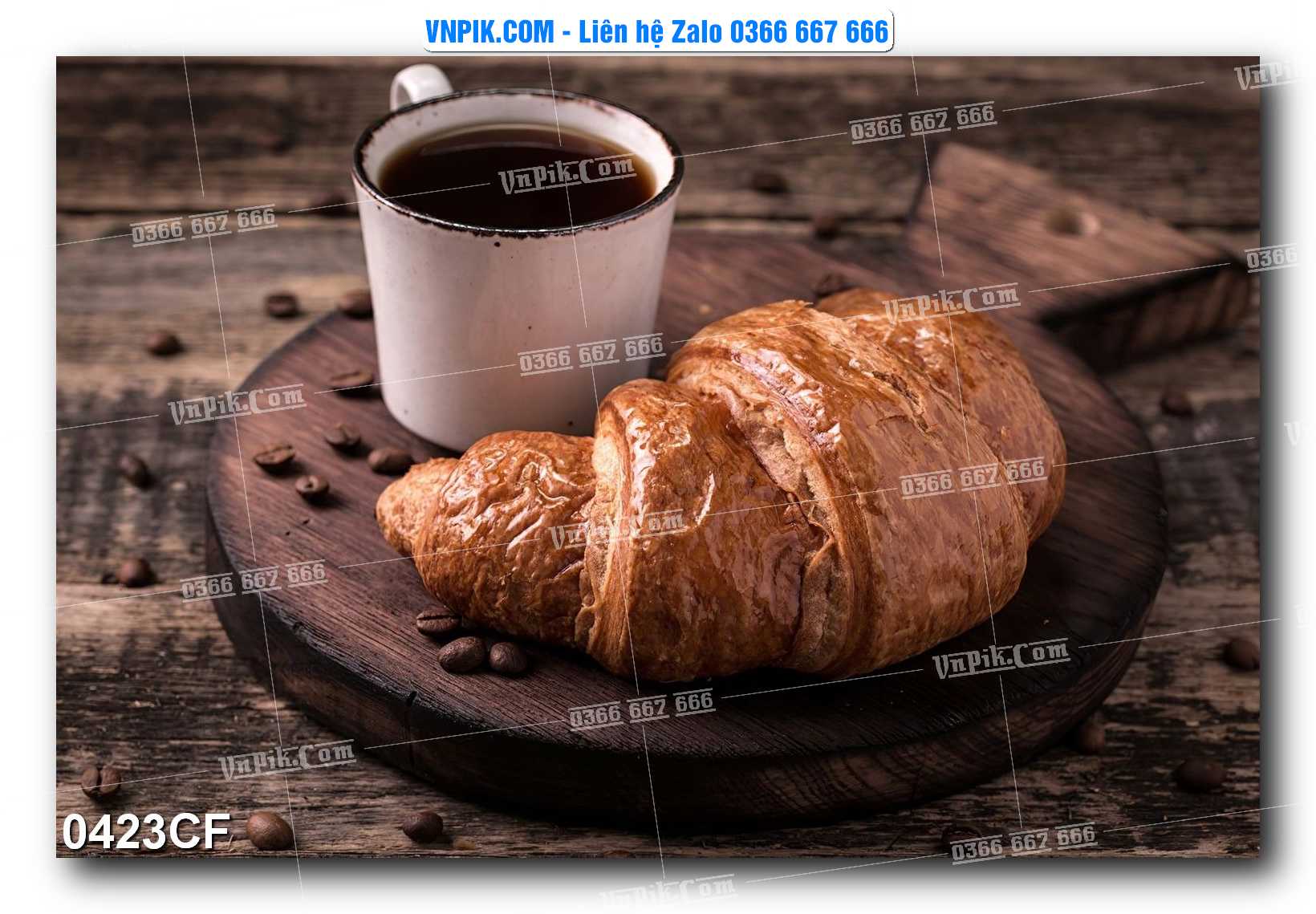 Tranh tường trang trí quán cà phê – trà chanh – trà sữa mã 0423CF