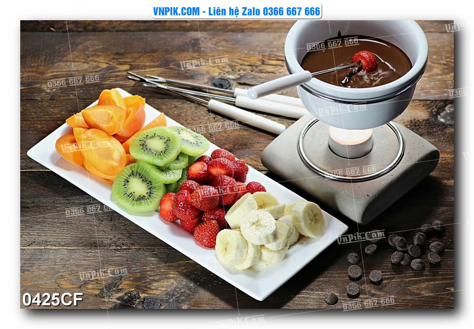Tranh tường trang trí quán cà phê – trà chanh – trà sữa mã 0425CF