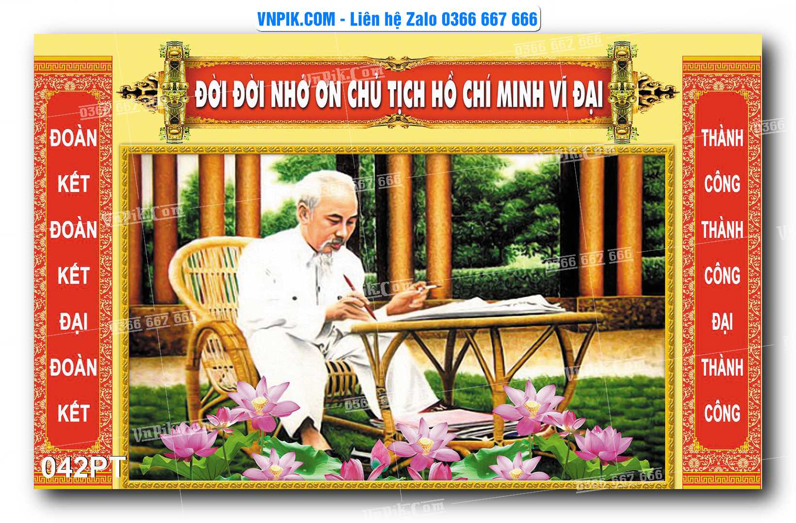 Tranh dán phòng thờ, bàn thờ, tranh mâm ngũ quả mẫu số 042PT